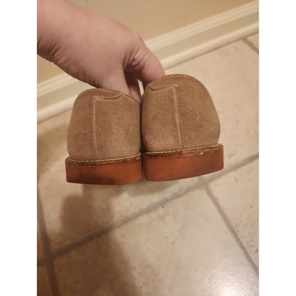 L.L. Bean Men\'s Brown Suede Lace-Up Oxford Shoes Size 7